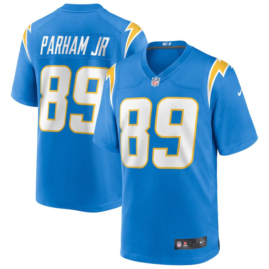 Men Los Angeles Chargers 89 Donald Parham Jr Nike Powder Blue Game NFL Jersey